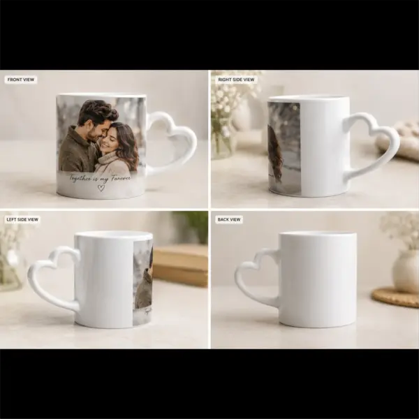 heart handle white mug anniversary gift for wife heart handle white mug anniversary gift for wife
